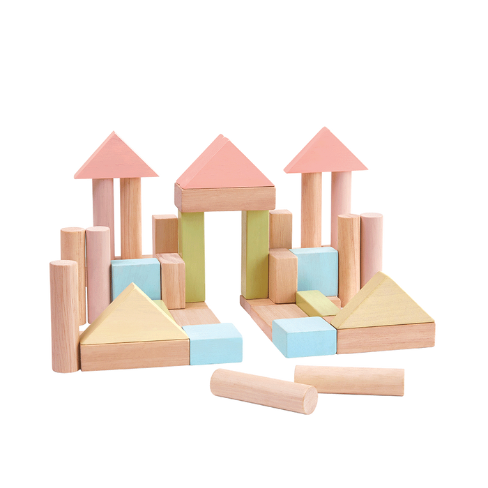 40 Unit Blocks Wooden Kids Toy - The Well Appointed House