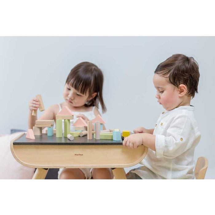40 Unit Blocks Wooden Kids Toy - The Well Appointed House