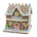 8.07" Battery Operated LED Lighted Gingerbread Bubblegum Factory - The Well Appointed House