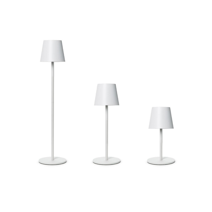 Adjustable Height White LED Cordless Table Lamp - The Well Appointed House