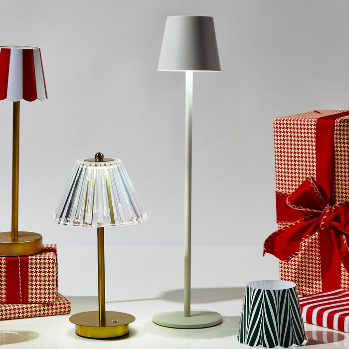 Adjustable Height White LED Cordless Table Lamp - The Well Appointed House