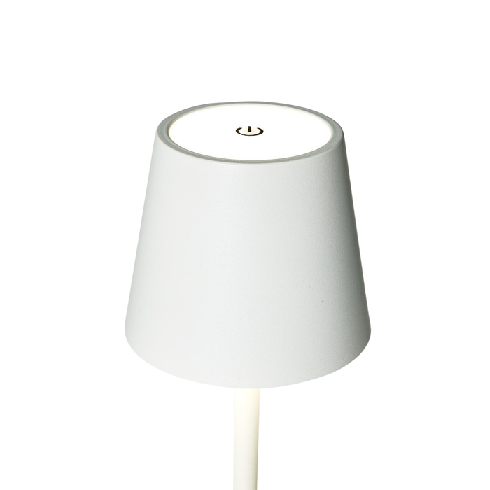 Adjustable Height White LED Cordless Table Lamp - The Well Appointed House