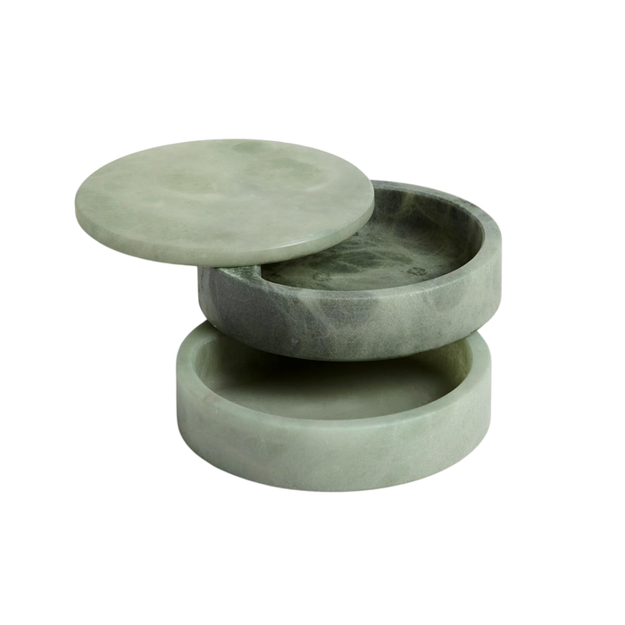 Alabaster Swivel Box - The Well Appointed House