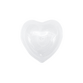 Alabaster White Heart Plate - The Well Appointed House