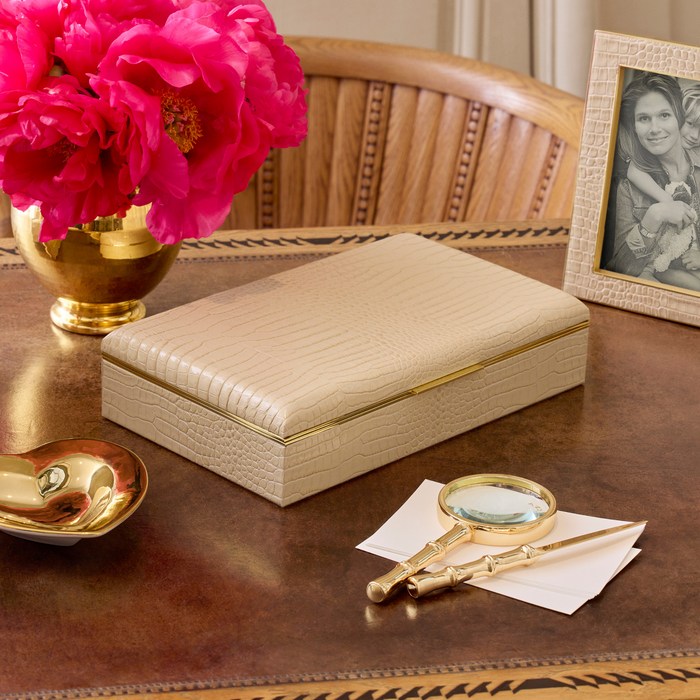 Ava Bamboo Magnifying Glass & Letter Opener - The Well Appointed House