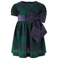 Baby Blackwatch Bow Dress - The Well Appointed House