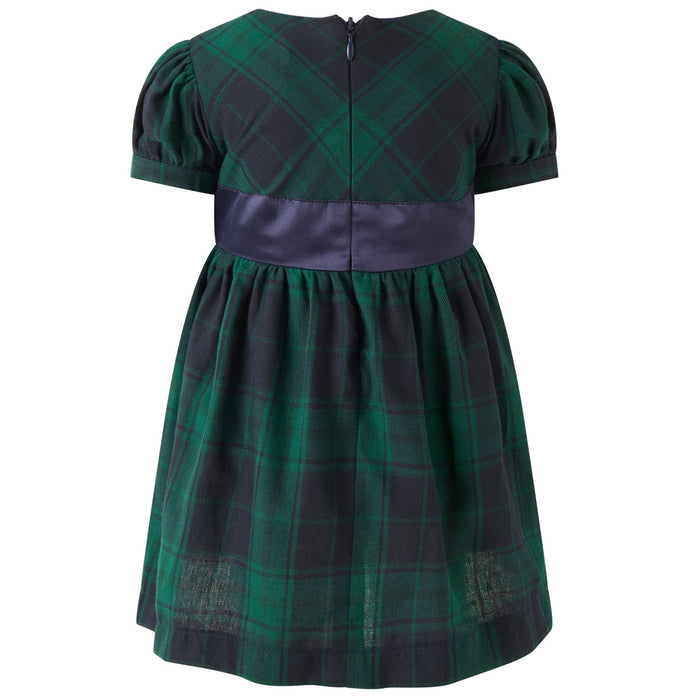 Baby Blackwatch Bow Dress - The Well Appointed House