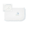 Baby Lamb & Bee Cotton Stroller Blanket - The Well Appointed House