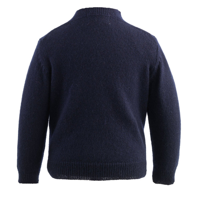 Baby Navy Cashmere Cardigan - The Well Appointed House