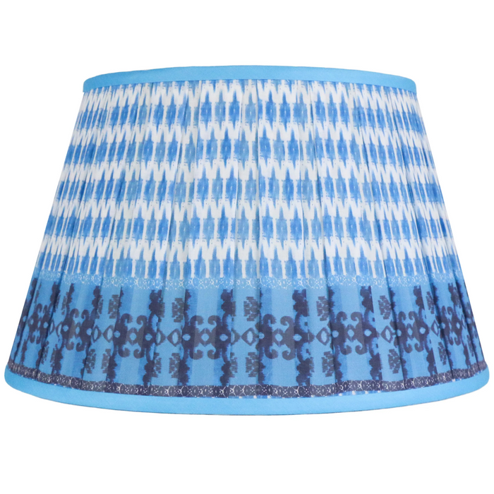 Band Shade in Navy and Turquoise - The Well Appointed House
