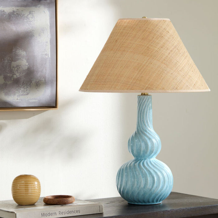 Baska Ceramic Accent Table Lamp - The Well Appointed House