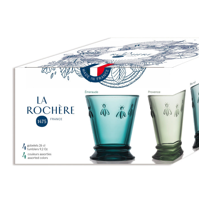 Bee Tumbler Assorted, Set of 4 - The Well Appointed House
