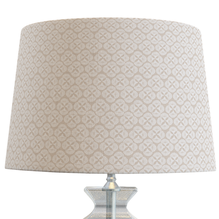 Beige Patterned Lampshade in Sea Star - The Well Appointed House