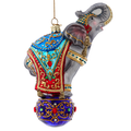 Bellissimo Glass Elephant Ornament - The Well Appointed House