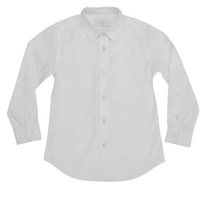 Bennett Button Down in Classic White - The Well Appointed House
