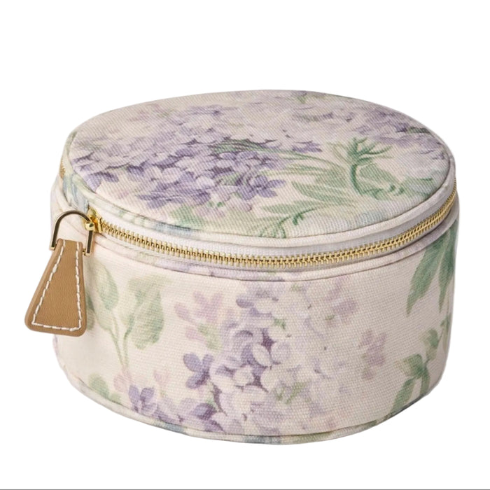 Bennison Wisteria Round Jewelry Case - The Well Appointed House