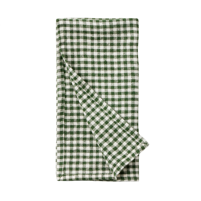 Blake Green White Gingham Napkin - The Well Appointed House