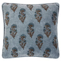 Block Print Vel Mughal Flower Pillow - The Well Appointed House