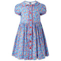 Blue Cherry Button-Front Dress- The Well Appointed House