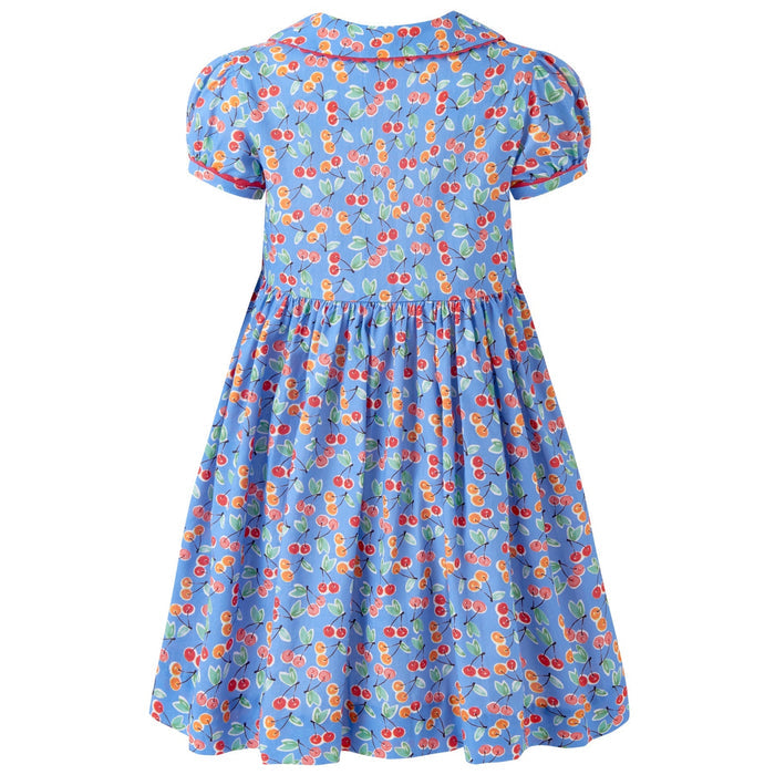 Blue Cherry Button-Front Dress- The Well Appointed House