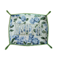 Blue Hydrangea Monogramable Desk Tray - The Well Appointed House
