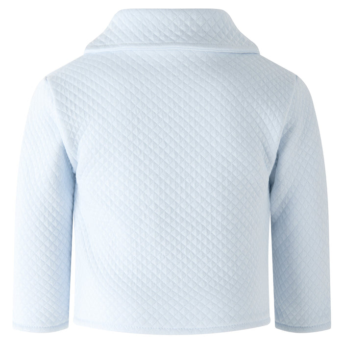 Blue Pima Quilted Jacket - The Well Appointed House
