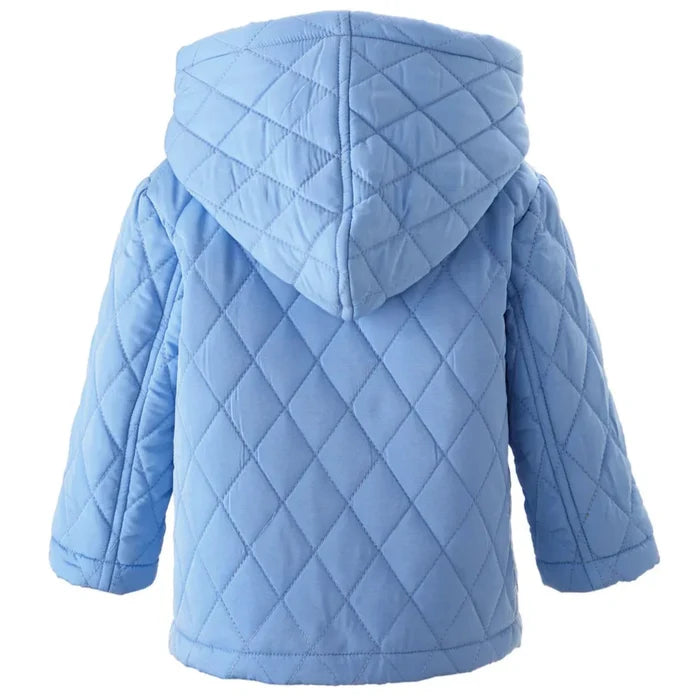 Blue Quilted Jacket - The Well Appointed House