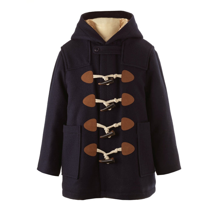 Boys Navy Duffle Coat - The Well Appointed House