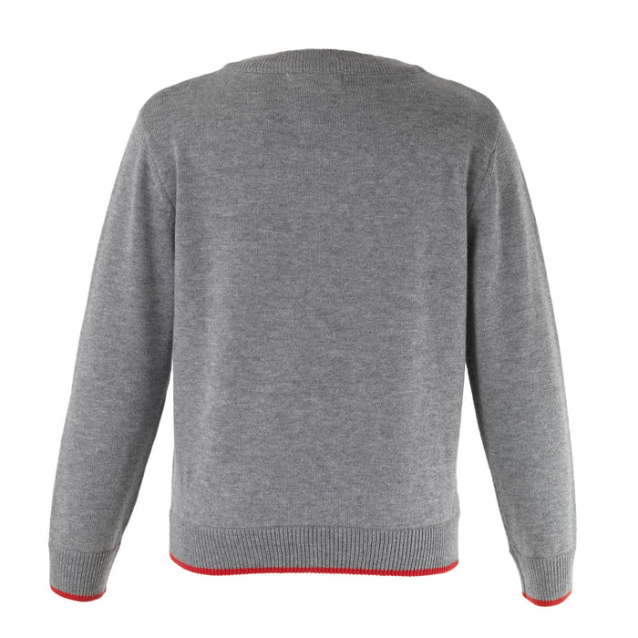 Boys Soldier Intarsia V-Neck Sweater - The Well Appointed House