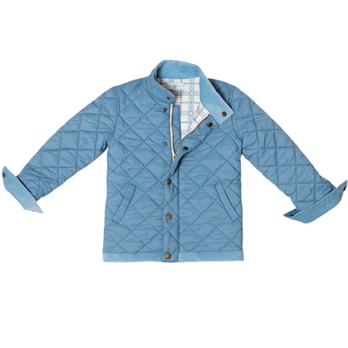 Bradley Barn Jacket in Bay Tree Blue - The Well Appointed House