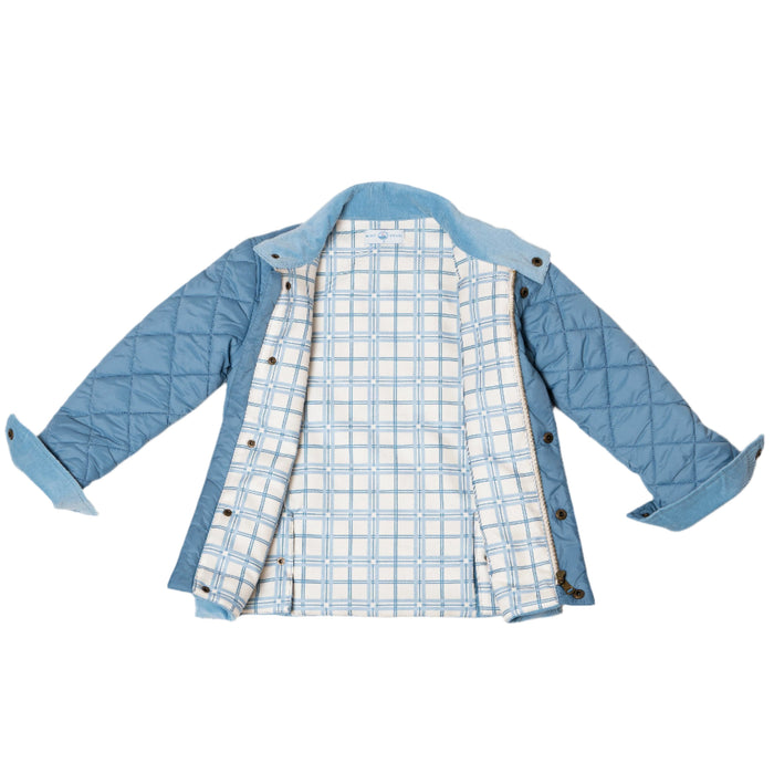 Bradley Barn Jacket in Bay Tree Blue - The Well Appointed House
