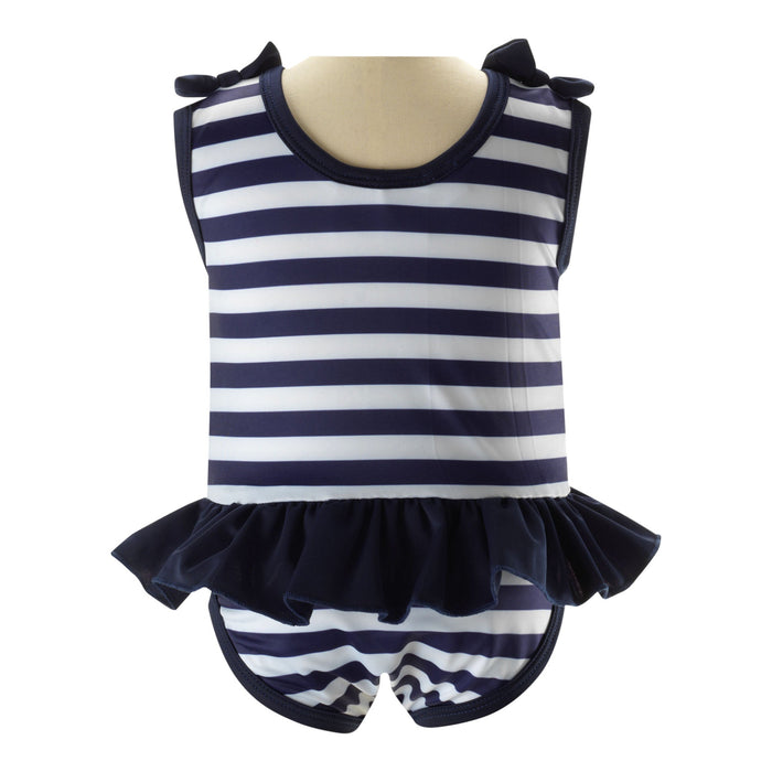 Breton Lycra Ruffle Swimsuit - The Well Appointed House