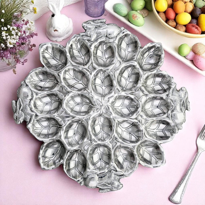 Bunny Deviled Egg Holder Large - The Well Appointed House