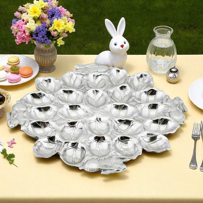 Bunny Deviled Egg Holder Large - The Well Appointed House