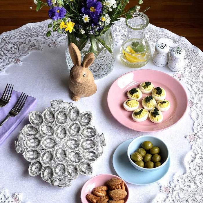 Bunny Deviled Egg Holder Large - The Well Appointed House
