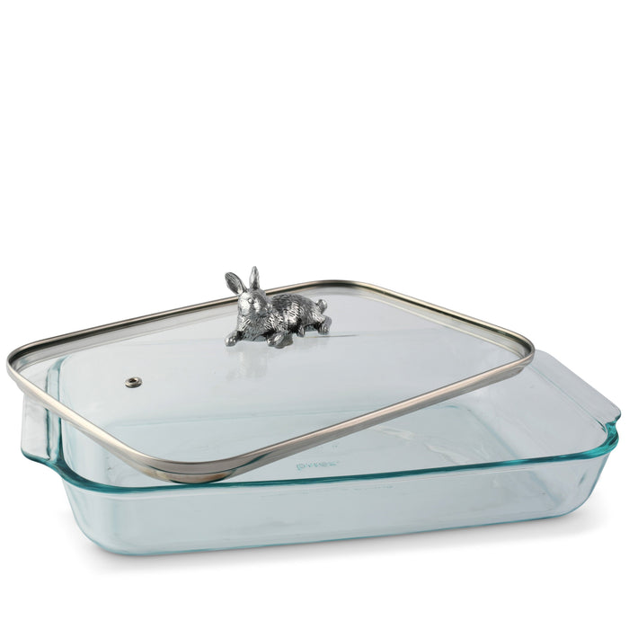 Bunny Lid with Pyrex 3 quart Baking Dish - The Well Appointed House