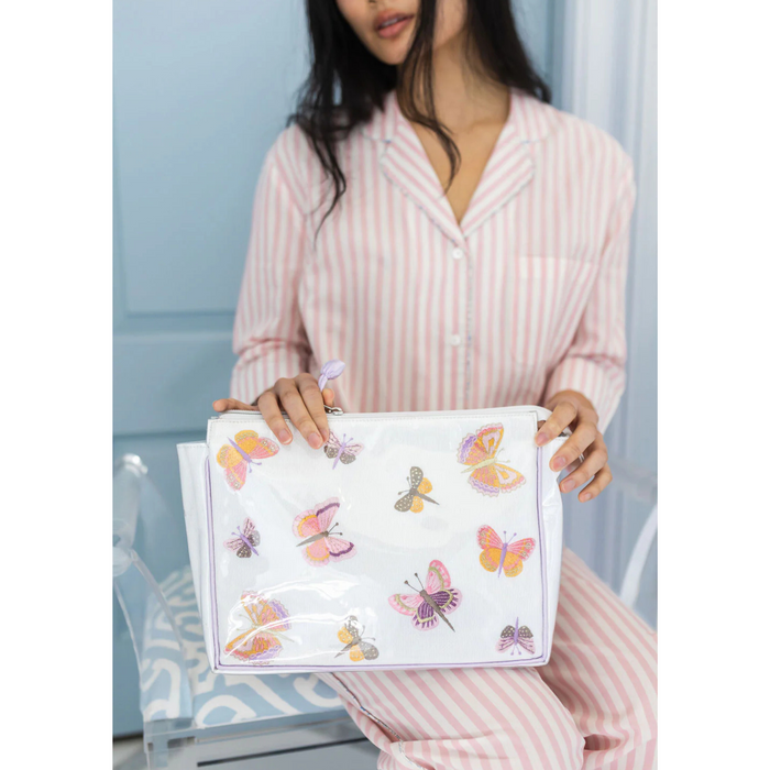 Butterfly Large Makeup Bag  - The Well Appointed House