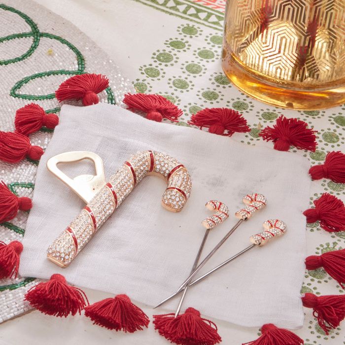 Candy Cane Cocktail Picks - The Well Appointed House