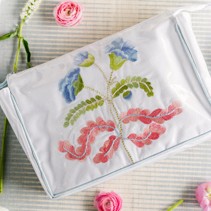Carnation Large Makeup Bag - The Well Appointed House