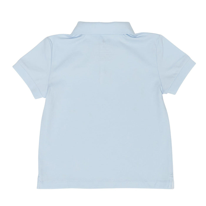 Carter Polo in Bailey's Bay Blue - The Well Appointed House