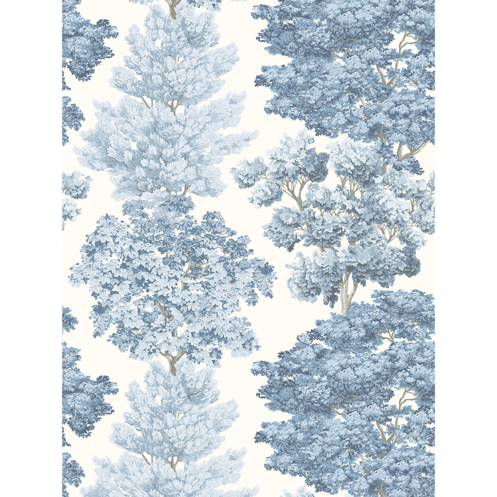 Central Park Wallcovering in Light Blue- THE WELL APPOINTED HOUSE