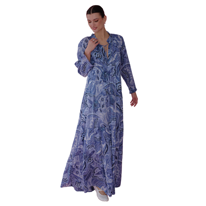 Ceru Dress, Blue - The Well Appointed House