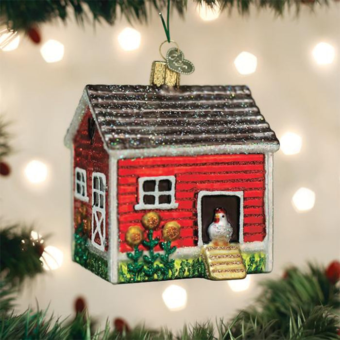 Chicken Coop Ornament - The Well Appointed House