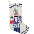 Chinoiserie Nutcracker Hook Stocking - The Well Appointed House