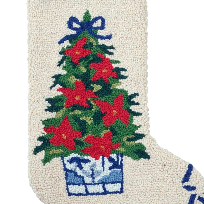 Chinoiserie Tree Hook Stocking - The Well Appointed House