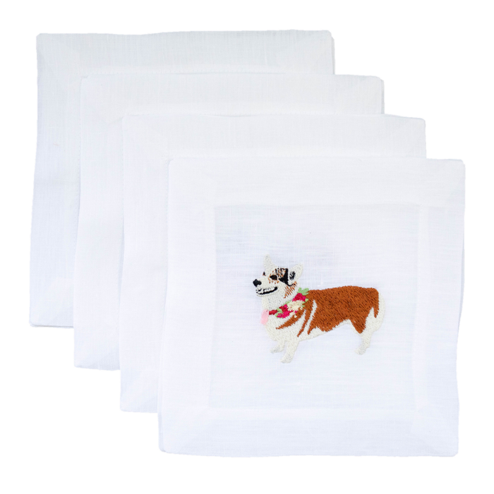 Corgi Cocktail Napkins