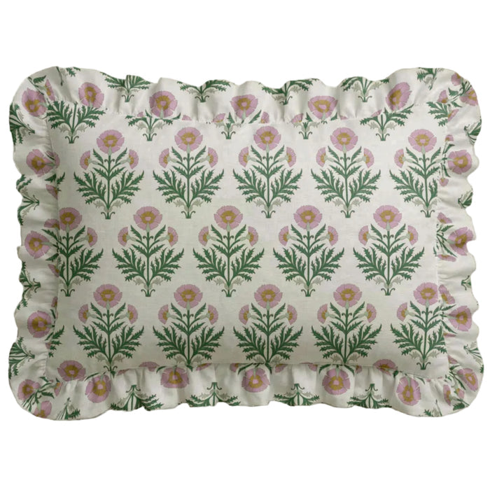 Dandelion Ruffled Pillow - The Well Appointed House