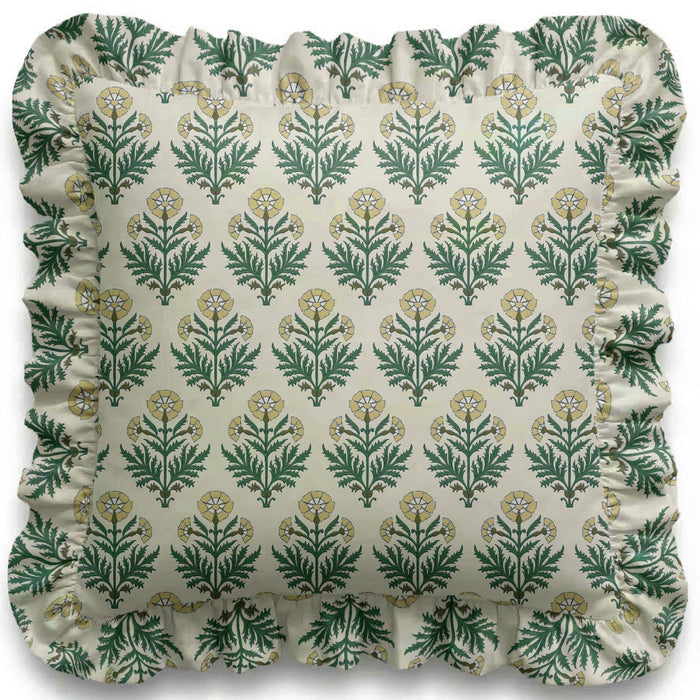 Dandelion Ruffled Pillow - The Well Appointed House