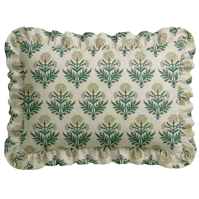 Dandelion Ruffled Pillow - The Well Appointed House