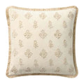 Darla Ivory Embroidered Pillow